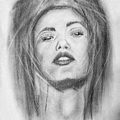 My project for course: Artistic Charcoal Portraiture: Creating Atmosphere. Traditional illustration, Fine Arts, Drawing, Portrait Drawing, Realistic Drawing, and Artistic Drawing project by Mihalcea Adrian - 09.09.2022