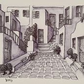 Blanco y negro y algo de color. Design, Sketchbook, and Architectural Illustration project by Selena G. - 09.09.2022