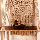 Mi proyecto del curso: Macramé: crea diseños originales con nudos sencillos. Accessor, Design, Decoration, Fiber Arts, and Macramé project by veromorad - 09.09.2022