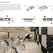 Salón de música  . % Maricruz Carazas tarafından hazırlanan Tasarım, İç Tasarım, İç Mimarlık, 3D Modelleme, Ve Müzik projesi - 09.09.2022