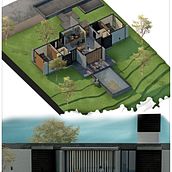 Mi proyecto del curso: Ilustración digital de proyectos arquitectónicos. Architecture, L, scape Architecture, Digital Illustration, Digital Architecture, and Architectural Illustration project by Daniela Cardona - 09.09.2022