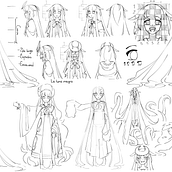 Concepto de personaje - Luna. Character Design project by Andrea Jarom Osnaya Soberanes - 09.10.2022