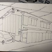 My project for course: Expressive Architectural Sketching with Colored Markers. Sketching, Drawing, Architectural Illustration, Sketchbook & Ink Illustration project by Quang Hồ - 09.07.2022