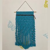 Mi proyecto del curso: Macramé: nudos básicos y complejos. Accessor, Design, Interior Design, Decoration, Fiber Arts, Macramé, and Textile Design project by Iris A. Trinidad Ginés - 08.12.2022