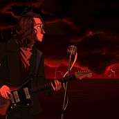Crying Lightning de Arctic Monkeys. Een project van Traditionele illustratie van Sofia Olivares Macedo - 13.12.2021