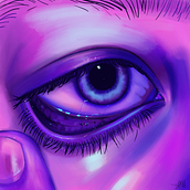 Eye without colors. Een project van Traditionele illustratie y Digitale illustratie van Sofia Olivares Macedo - 25.01.2022