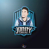 Mascotlogo Jonny Gaming. Traditional illustration, Design, and Graphic Design project by Jonathan Victoria - 04.09.2020