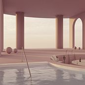 Serenity -- My project for course: Interior ArchViz: Create Surreal 3D Designs with Blender. Architecture, Interior Architecture, Digital Architecture, ArchVIZ, 3D Modeling, and 3D project by Bryce York - 09.02.2022