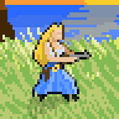 Mi proyecto del curso: Introducción al diseño de personajes en pixel art. Un progetto di Character design, Videogiochi, Pixel art e Progettazione di videogiochi di Facundo Maioli - 11.09.2022