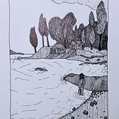 My project for course: Illustrated Diary: Fill Your Sketchbook with Experiences. Een project van Traditionele illustratie,  Schetsen,  Tekening, Sketchbook y  Illustratie met inkt van Katsurasura - 12.09.2022
