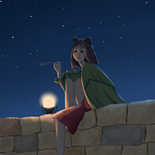 Mi proyecto del curso: Principios de iluminación para pintura digital. Un projet de Illustration traditionnelle, Illustration numérique , et Peinture numérique de Fabi Ortiz - 12.09.2022