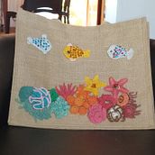 borsa barriera corallina. Artesanato projeto de Nunzia Cassisi - 12.09.2022