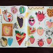 Mi proyecto del curso: Técnicas de ilustración para desbloquear tu creatividad Ein Projekt aus dem Bereich Design, Traditionelle Illustration, Bildende Künste, Malerei, Kreativität, Kreativität mit Kindern und Sketchbook von vickyhopp - 12.09.2022
