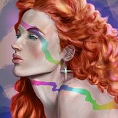 My project for course: Principles of Digital Painting for Portraits. Un progetto di Pittura e Pittura digitale di Barbara - 12.09.2022
