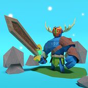Ancient Warrior. Un progetto di 3D, Modellazione 3D, Videogiochi, Character design 3D e Progettazione di videogiochi di drummerblack - 12.09.2022