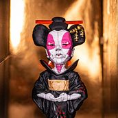 Ghost in the Shell - Geisha. Sculpture project by Gene Harris - 01.06.2022
