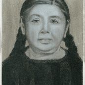 Retrato Abuela Eloísa. Fine Arts, Portrait Drawing, and Pencil Drawing project by Pablo Montenegro - 09.13.2022