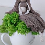 Tablouri cu personaje din macrame . Un proyecto de Ilustración tradicional de Mitu Liliana - 12.09.2022