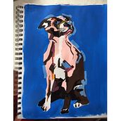 My project for course: Stylized Acrylic Painting: Explore Color and Shape. Acr, lic Painting, and Painting project by nancyaustin192 - 09.13.2022