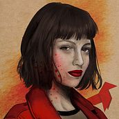 Meu projeto do curso: Retrato Ilustrado com Procreate. Traditional illustration, Digital Illustration, Portrait Drawing, Drawing, Artistic Drawing, Digital Painting, Digital Drawing, and Editorial Illustration project by Debora Torigoe - 09.01.2022
