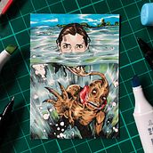 Sketch Card Art: Mythological Creatures from Around the Globe. Traditional illustration, Character Design, Sketching, Pencil Drawing, Drawing, Concept Art, Artistic Drawing & Ink Illustration project by David Geralao - 08.09.2022