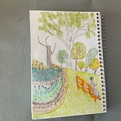 My project for course: Exploratory Sketchbook: Find Your Drawing Style. Traditional illustration, Sketching, Creativit, Drawing, Watercolor Painting, Sketchbook, and Gouache Painting project by ollieb - 09.14.2022
