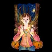 Hermione and the time-turner. Traditional illustration, Digital Illustration, and Digital Painting project by Valentina - 09.14.2022