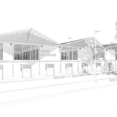 Mercado Los Carmenes. Arquitetura, Modelagem 3D, e Visualização arquitetônica projeto de Eleazar Coello - 12.09.2022