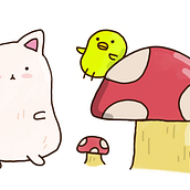 My project for course: Kawaii Illustration: Create Charming Characters. Traditional illustration, Character Design, and Manga project by Theodora Maleta - 09.14.2022