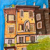 Final projec t. Sketching, Drawing, Architectural Illustration, Sketchbook & Ink Illustration project by alinorms - 09.15.2022