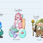 Mi proyecto del curso: Introducción al diseño de personajes para animación y videojuegos. Traditional illustration, Animation, Character Design, Video Games, and Game Design project by José Antonio Martín Jurado - 09.16.2022