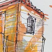 My project for course: Expressive Architectural Sketching with Colored Markers Ein Projekt aus dem Bereich Skizzenentwurf, Zeichnung, Architektonische Illustration, Sketchbook und Illustration mit Tinte von Alan Graham - 12.09.2022