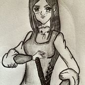 Meu projeto do curso: Criação de personagens de mangá. Traditional illustration, Character Design, Comic, and Manga project by amandadjr53 - 09.15.2022