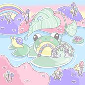 Meu projeto do curso: Design de mundos kawaii: crie ilustrações alegres. Character Design, Digital Illustration, and Manga project by Bianca - 09.16.2022