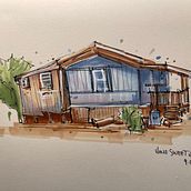 My project for course: Expressive Architectural Sketching with Colored Markers. Traditional illustration project by Liz Cornett - 09.16.2022
