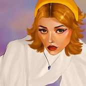 My project for course: Digital Fantasy Portraits with Photoshop. Traditional illustration, Drawing, Digital Illustration, Portrait Drawing, Digital Drawing, and Digital Painting project by Veljko Matković - 09.16.2022