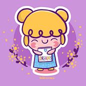 My project for course: Kawaii Character Creation in 3D with Blender . Un proyecto de Ilustración tradicional, Diseño de personajes, Ilustración digital, Modelado 3D y Manga de Ada M - 16.09.2022