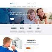 Diseño web para instalador de aire acondicionado. Web Design project by Elisabet Gómez - 02.02.2021