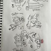 My project for course: Kawaii-Style Story Illustration. Un progetto di Illustrazione tradizionale, Character design, Illustrazione digitale e Manga di emonparks94 - 16.09.2022