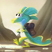 My project for course: Character Design: Illustrate an Expressive Creature. Traditional illustration, Character Design, Drawing, and Digital Illustration project by Kevin - 09.16.2022
