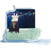 Lagiraffaha il cuore lontanodaipensieri Ein Projekt aus dem Bereich Traditionelle Illustration, Werbung, Musik und Fotografisches Selbstporträt von Elisa Gufo - 16.09.2022