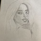 Mi proyecto del curso: Sketchbook de retrato: explora el rostro humano. Esboçado, Desenho, Desenho de retrato, Desenho artístico, e Sketchbook projeto de Lidia Soto - 16.09.2022