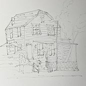 Andy's project for Expressive Architectural Sketching with Colored Markers. Sketching, Drawing, Architectural Illustration, Sketchbook & Ink Illustration project by lepidoptera88 - 09.16.2022