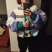 Mi proyecto del curso:  Top-down: prendas a crochet de una sola pieza. Fashion Design, Fiber Arts, DIY, Crochet, and Textile Design project by Constanza Sotelo Contreras - 09.17.2022