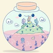 Meu projeto do curso: Design de mundos kawaii: crie ilustrações alegres. Character Design, Digital Illustration, and Manga project by Elisio França - 09.13.2022