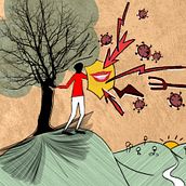 Il mio progetto del corso: Metafore visive: illustra concetti astratti. Un projet de Illustration traditionnelle, Artisanat, Conception éditoriale, Beaux Arts, Collage, Papercraft, Créativité, Dessin, Stor, telling et Illustration éditoriale de Viola Cappelletti - 17.09.2022