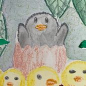 Ilustraciones "El patito feo". Un proyecto de Ilustración tradicional, Bellas Artes, Pintura, Creatividad, Dibujo, Pintura a la acuarela, Pintura acrílica, Comunicación, Ilustración editorial e Ilustración infantil de Adrián de Armas Ramos - 17.09.2022