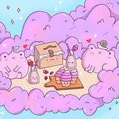 Mój projekt z kursu: Twórz świat kawaii i wywołuj radość ilustracjami. Character Design, Digital Illustration, and Manga project by Julka Migdalska - 09.18.2022