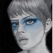 Retrato contemporáneo en grafito :: Pecas, corazones y lágrimas. Traditional illustration, Fine Arts, Sketching, Pencil Drawing, Drawing, Portrait Drawing, Realistic Drawing, Artistic Drawing, and Figure Drawing project by Mónica Barrón - 09.09.2022