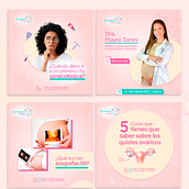 Ginecología/ Social Media. Design, and Advertising project by Mayra Enciso - 09.18.2022